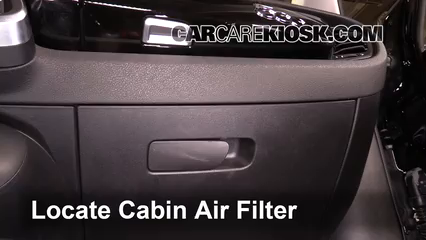2016 Fiat 500X Easy 2.4L 4 Cyl. Filtro de aire (interior) Control